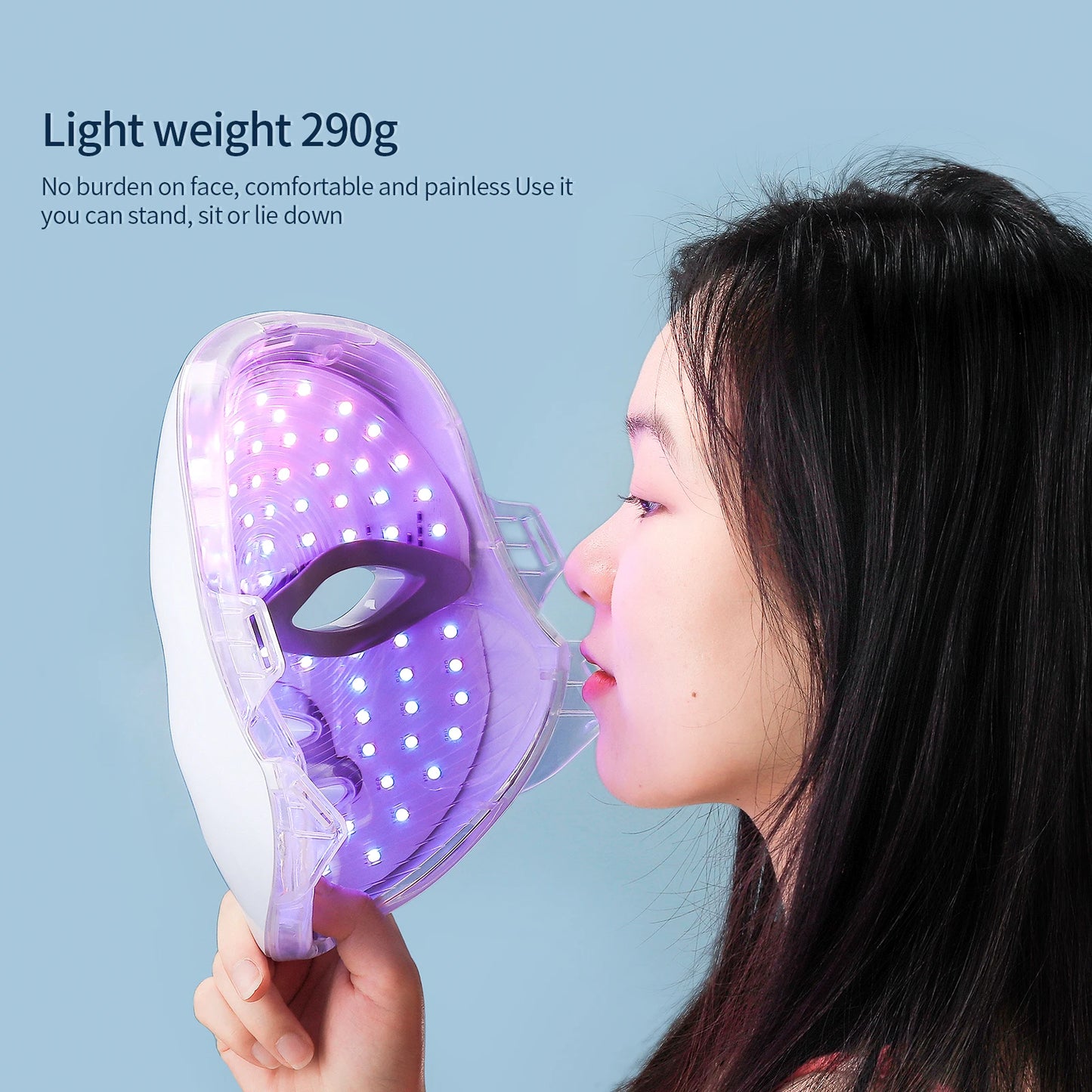 Ultimate LED Skin Therapy Mask: 7 Colors for Total Facial Care