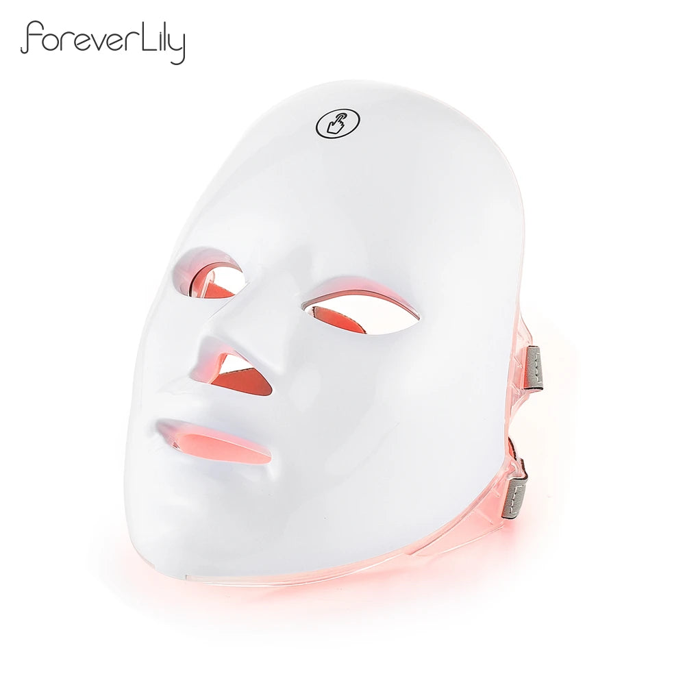 Ultimate LED Skin Therapy Mask: 7 Colors for Total Facial Care